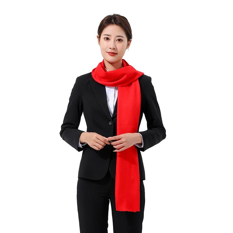 110g twill short beard red scarf H16-YC-012