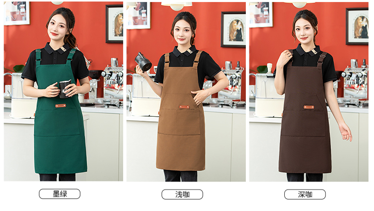 Canvas waterproof metal adjustable straps apron HD1-2412