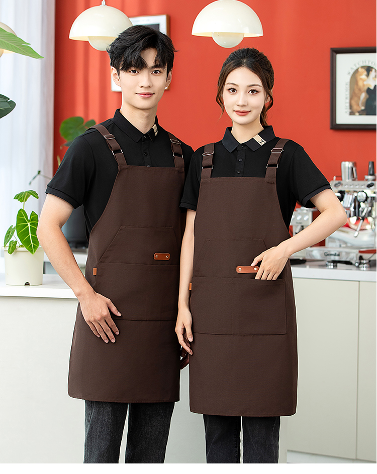 Canvas waterproof metal adjustable straps apron HD1-2412