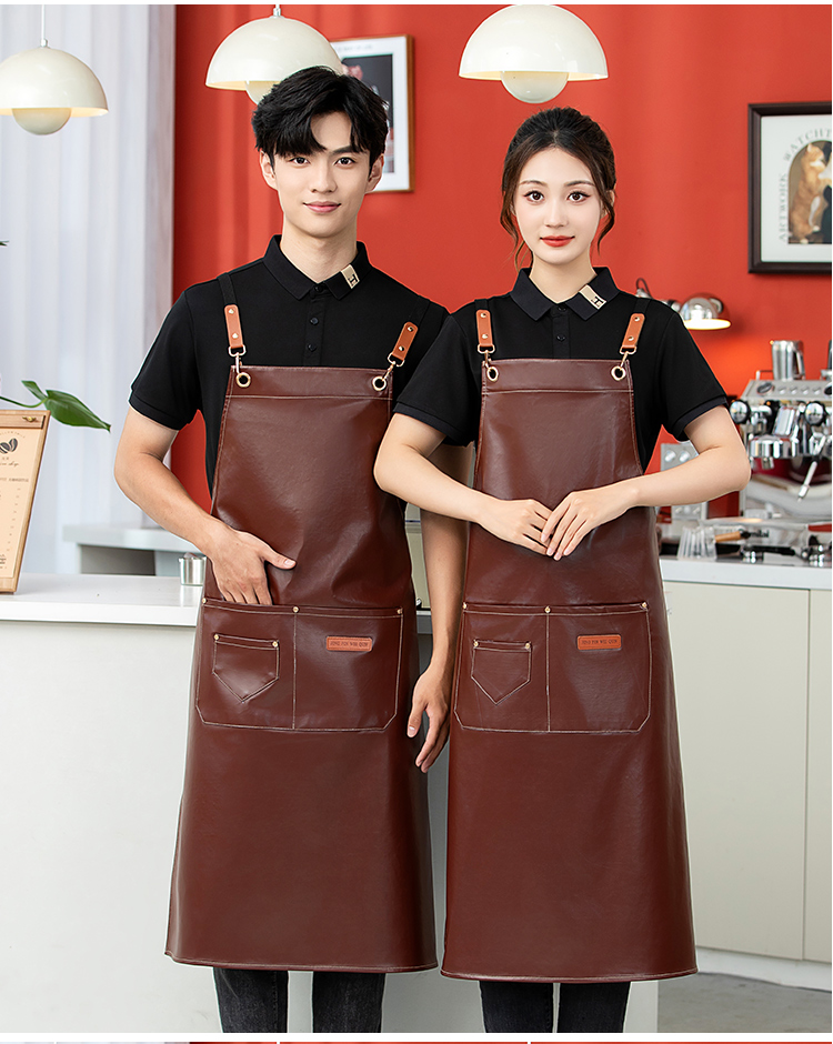 PU waterproof cross webbing apron HD1-P02