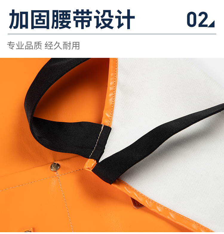 PU waterproof three-buckle adjustable bib apron HD1-P06