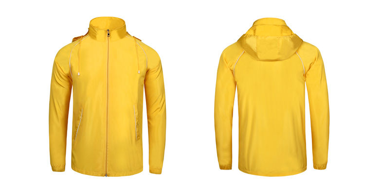 High-density waterproof material long-sleeved composite windbreaker 184-7738