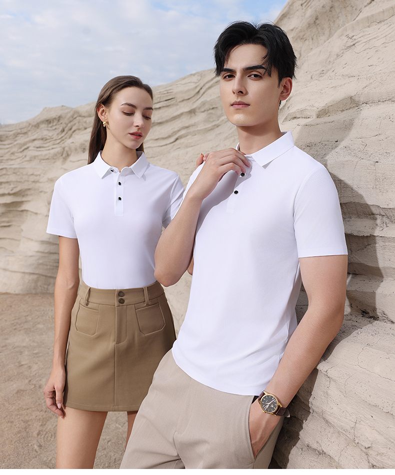 180g Ruidun series dynamic beaded seamless business lapel short-sleeved POLO shirt GT3-99188