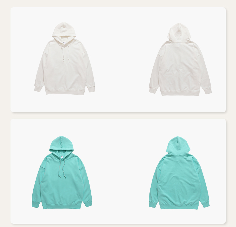 350g autumn heavy hooded couple sweatshirt BC8-350 hoodie