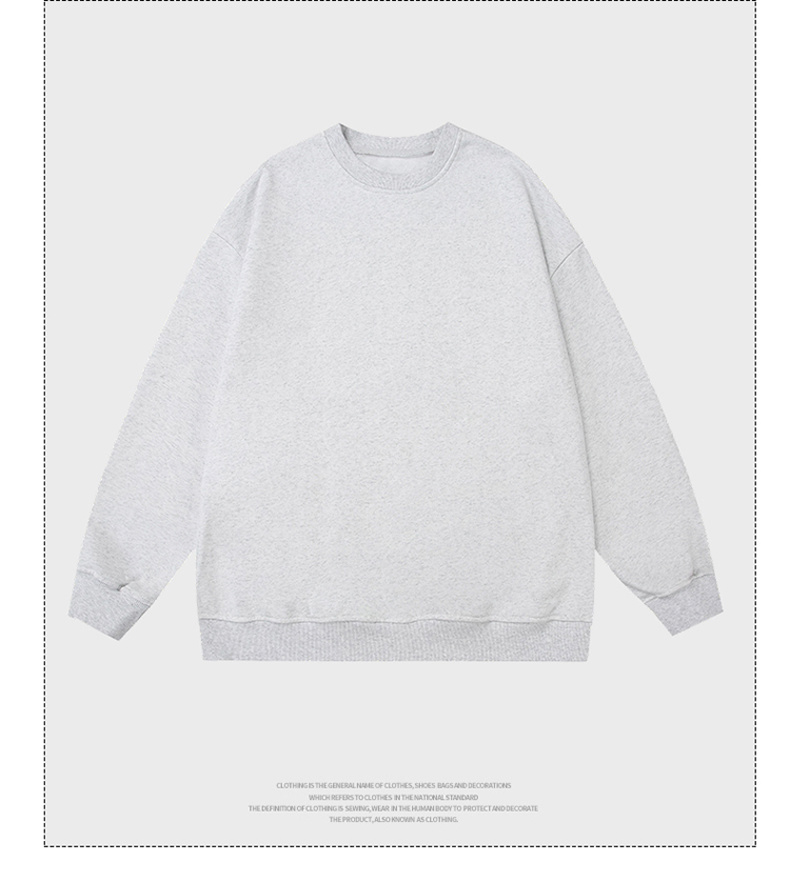 350g new men and women same style plain sweatshirt KE3-020A-35