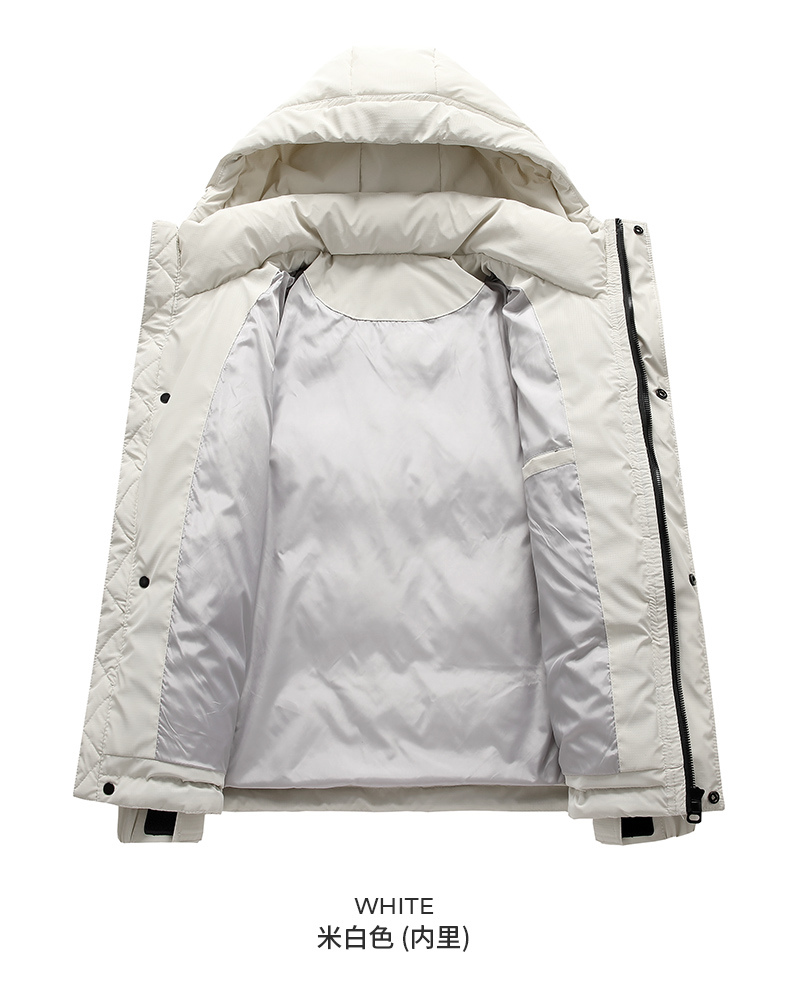 New hooded warm down jacket KN2-D56