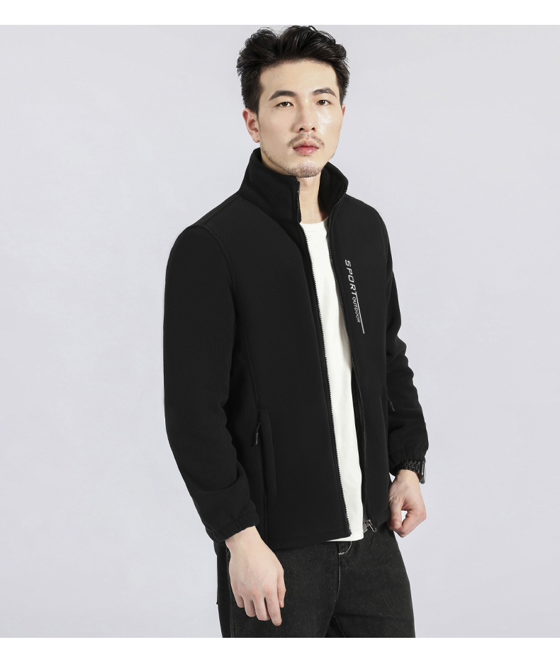 Thickened fleece lining for warmth, men KN1-9188