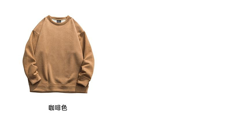 420g heavyweight high quality velvet round neck sweatshirt G21-U-XWY014