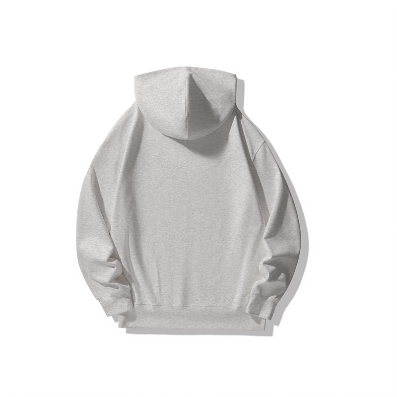 350g twill jacquard double-sided large drop shoulder hooded sweatshirt GJ6-6066