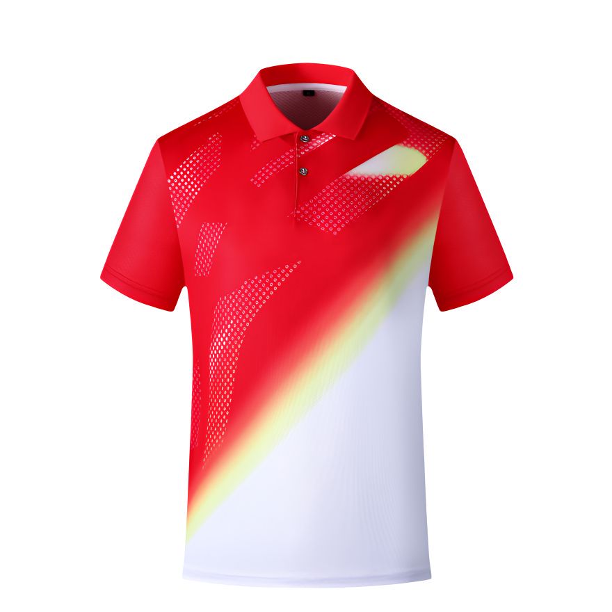 A31006#A31005# Quick-drying breathable mesh short-sleeved T-shirt short-sleeved lapel