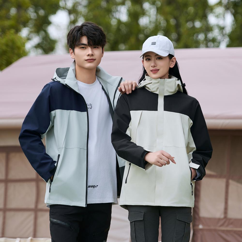 F8166-75D Cotton Oxford Thin Couple Jacket