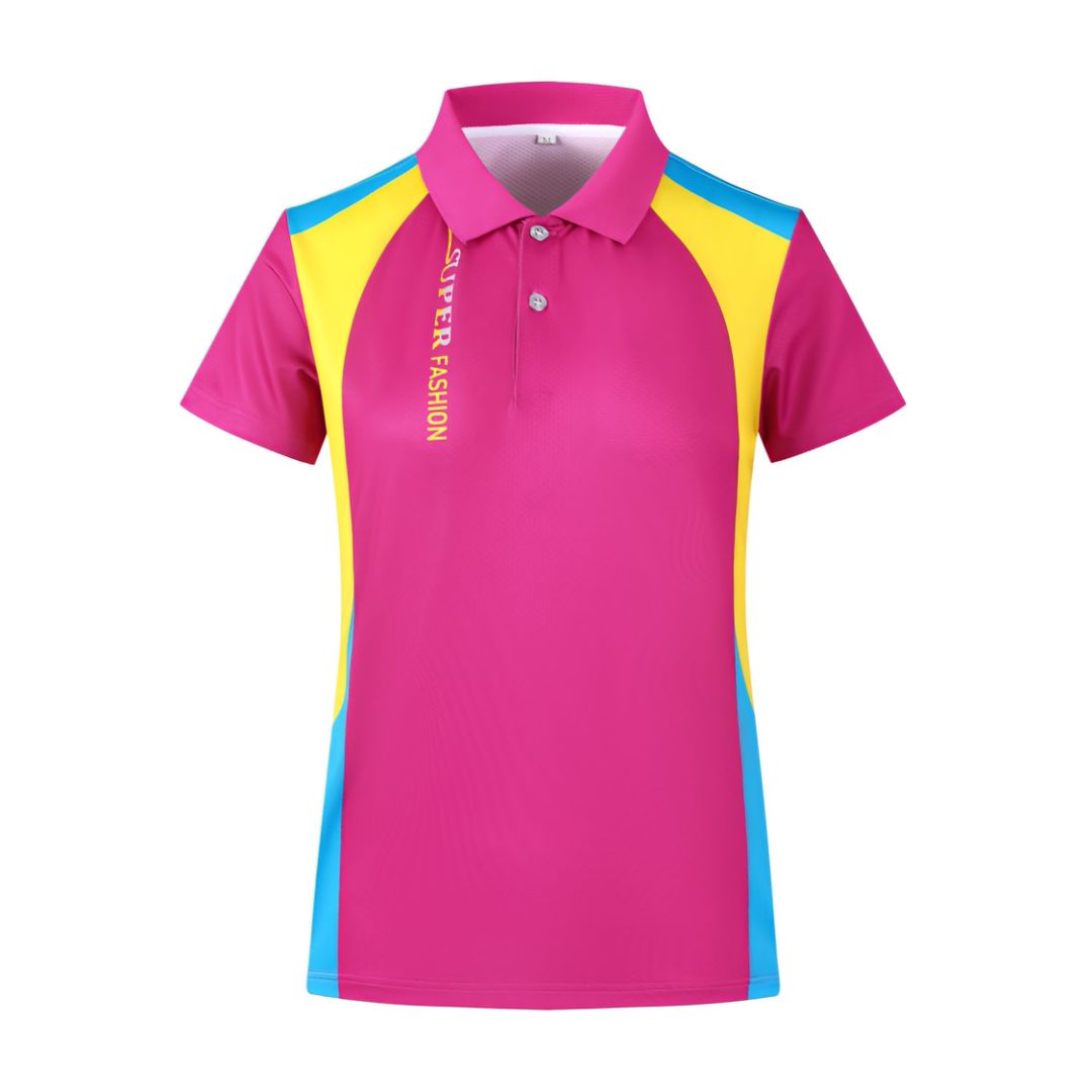 T31007#T31008# Quick-drying breathable style Spliced ​​short-sleeved T-shirt Short-sleeved lapel