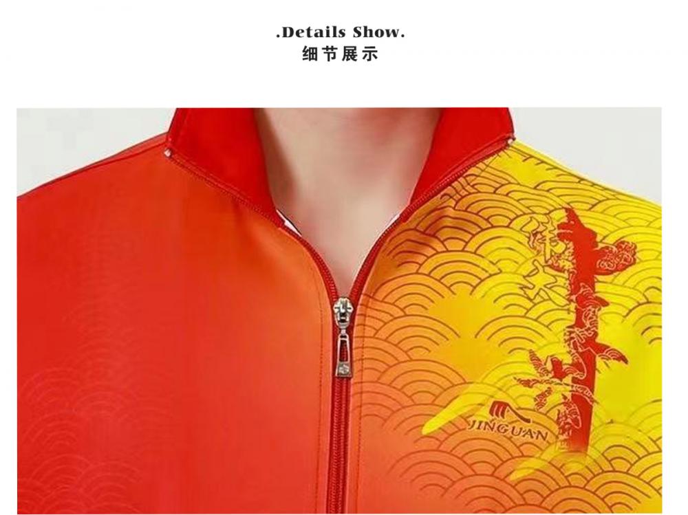 6012#6013# Quick-drying breathable style New China jacket long-sleeved jacket