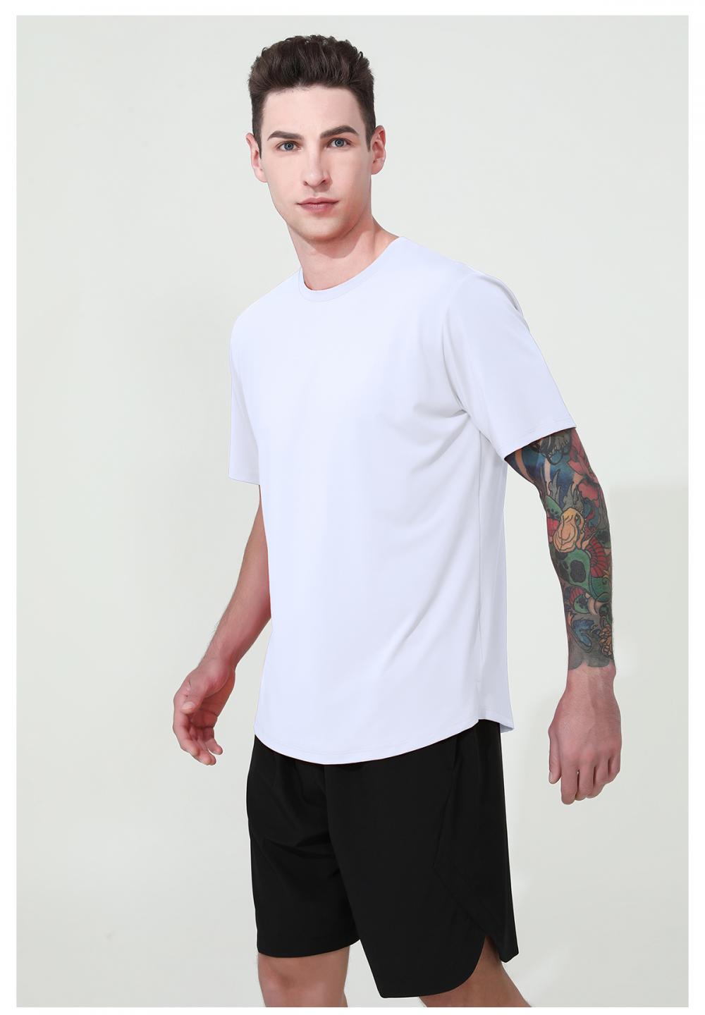 16825# Sports casual T-shirt short sleeve round neck