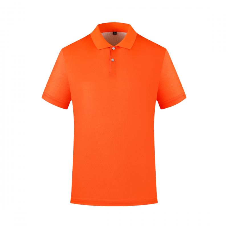 2288#2289# Quick-drying breathable solid color short-sleeved T-shirt short-sleeved lapel