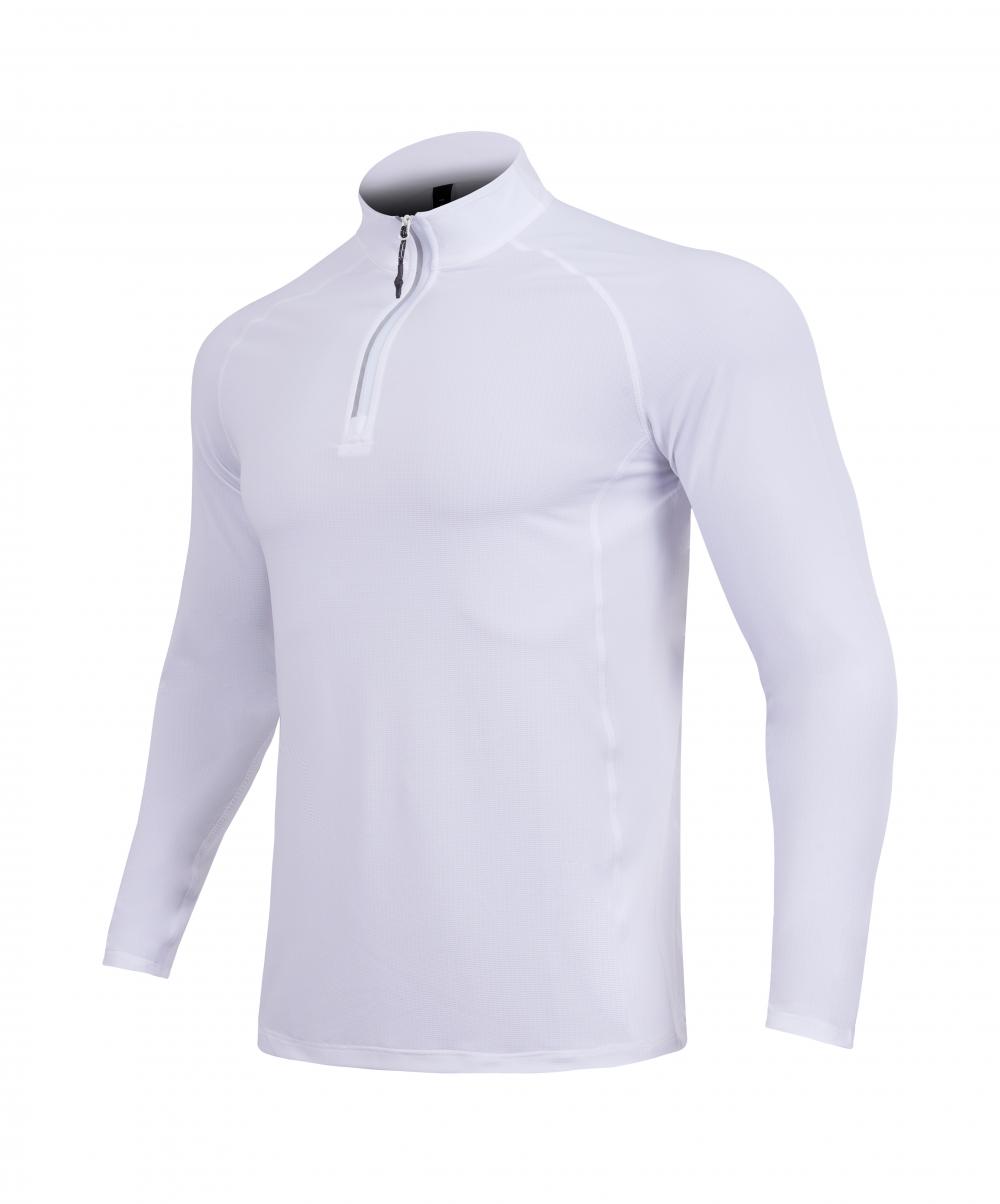 Mens AL16815# Men knitted long sleeve half zipper sports long sleeve stand collar half zipper