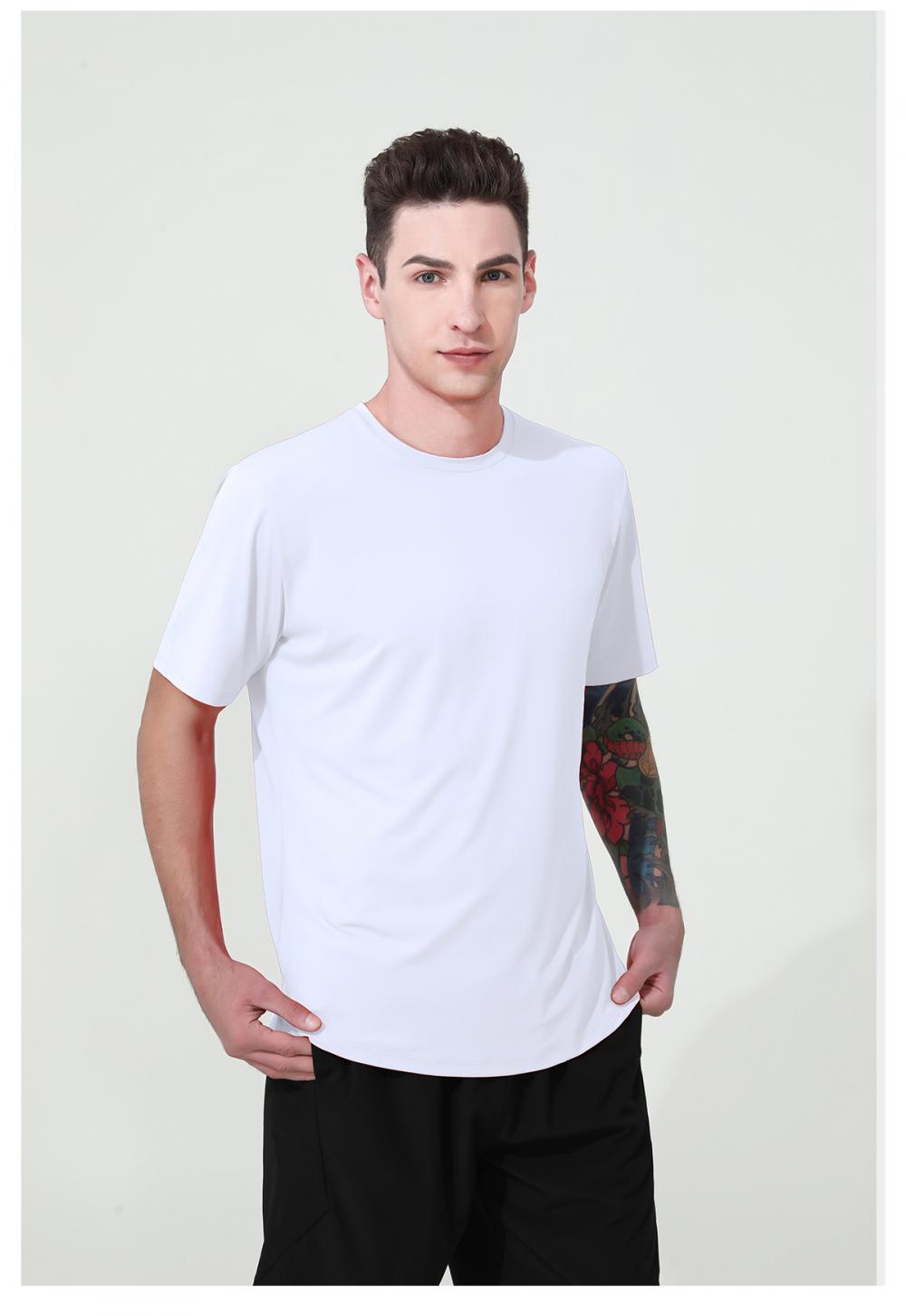 16825# Sports casual T-shirt short sleeve round neck