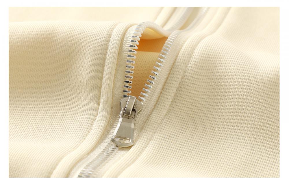 D33#7A Antibacterial Heavyweight Tide Cotton Loose Zipper Hoodies Hooded Zipper