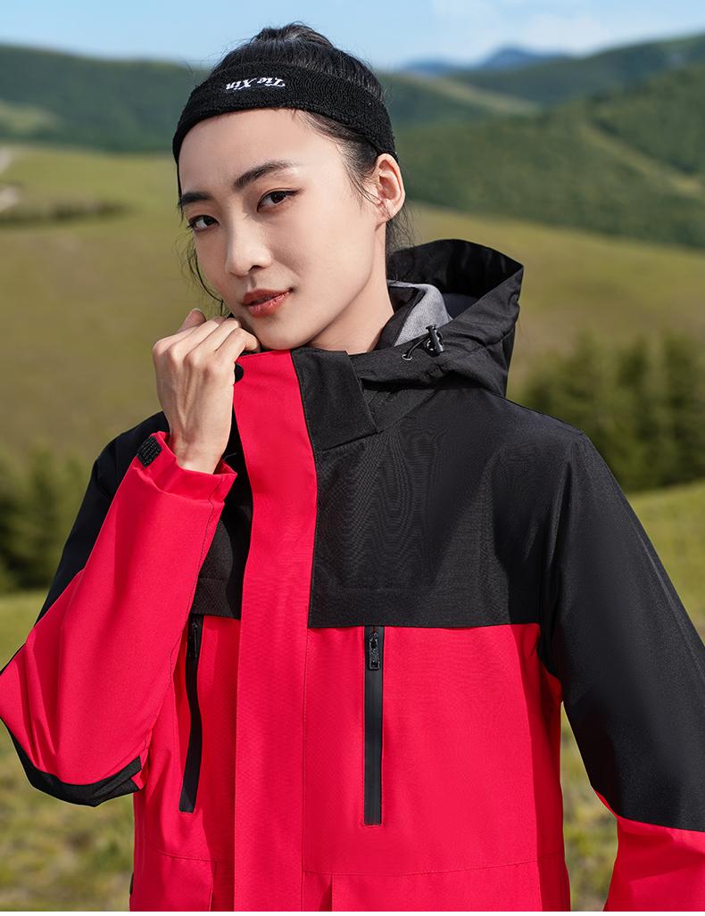 F618 Indoor leisure and outdoor sports graphene heat-collecting integrated detachable hood jacket thick version