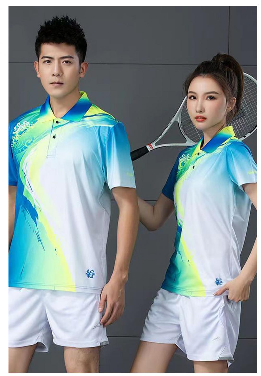 A31801#A31802# Quick-drying breathable style Sea Dragon short-sleeved T-shirt short-sleeved lapel