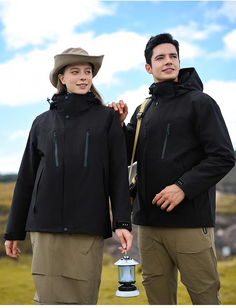 F805-Three-proof three-in-one jacket polar fleece