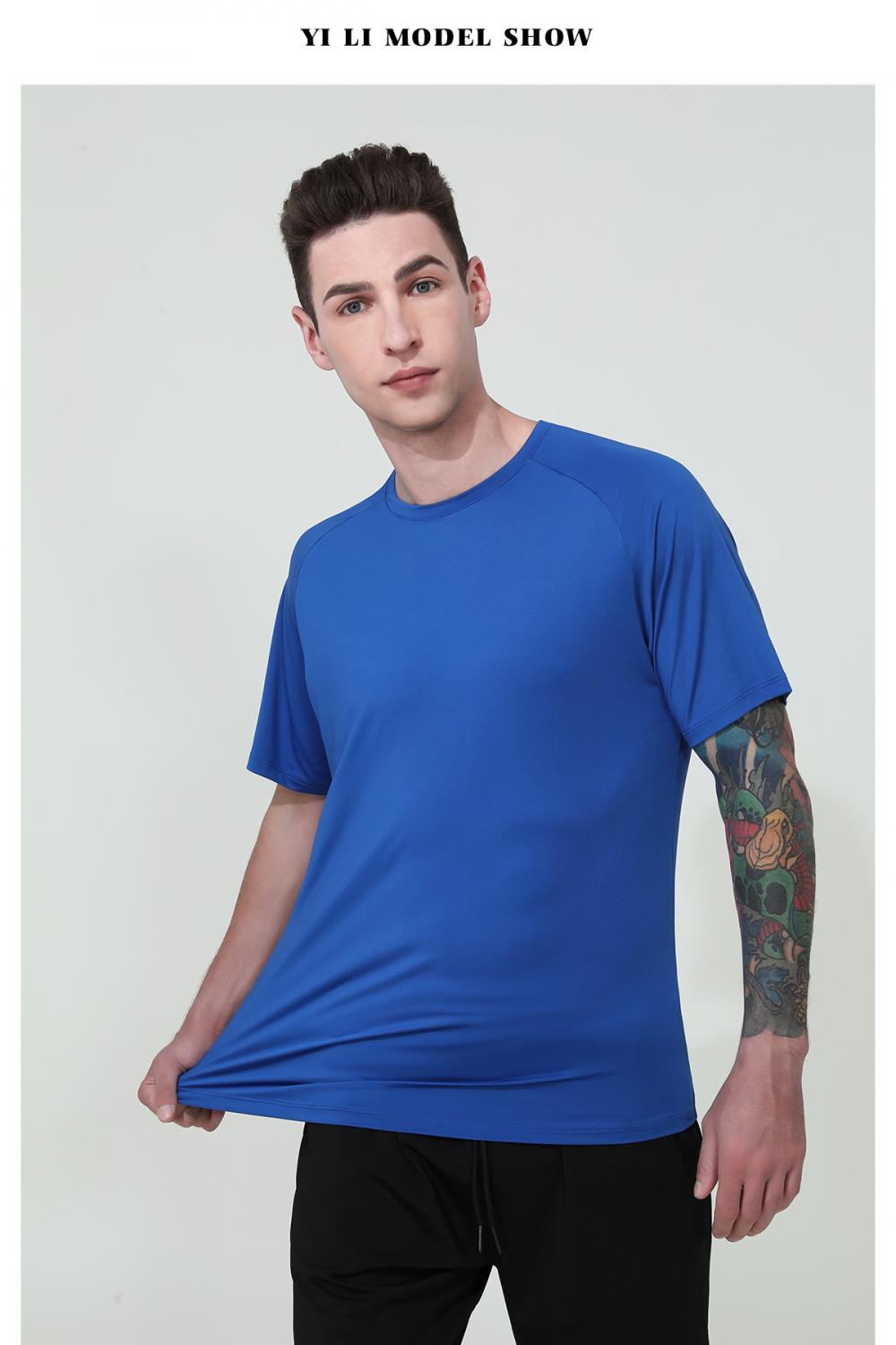 16823# Sports casual T-shirt short sleeve round neck