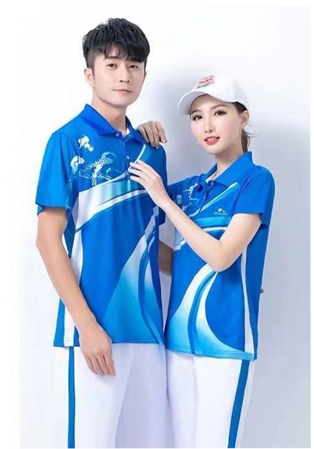 55012#55013# Quick-drying breathable Seven-style short-sleeved T-shirt Short-sleeved lapel