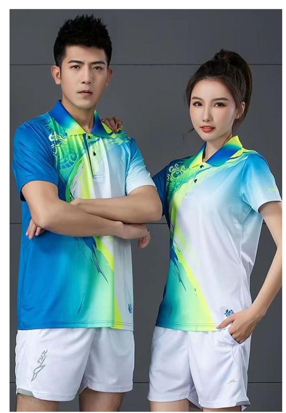 A31801#A31802# Quick-drying breathable style Sea Dragon short-sleeved T-shirt short-sleeved lapel