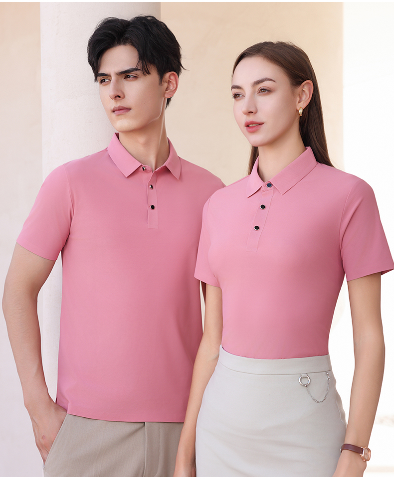 180g Ruidun series dynamic beaded seamless business lapel short-sleeved POLO shirt GT3-99188