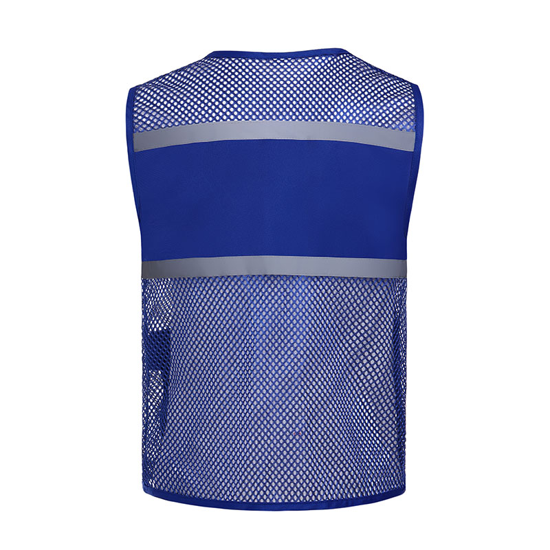 Two pockets fishing net reflective vest GJ57-8009