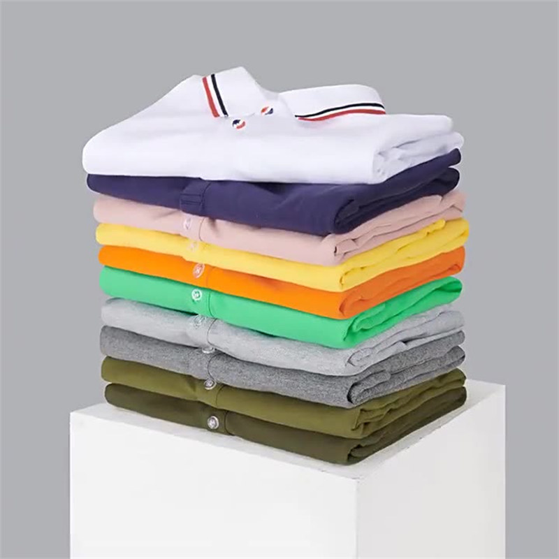 New autumn and winter children Korean version of the pure color long-sleeved polo shirt G34-long-sleeved POLO shirt