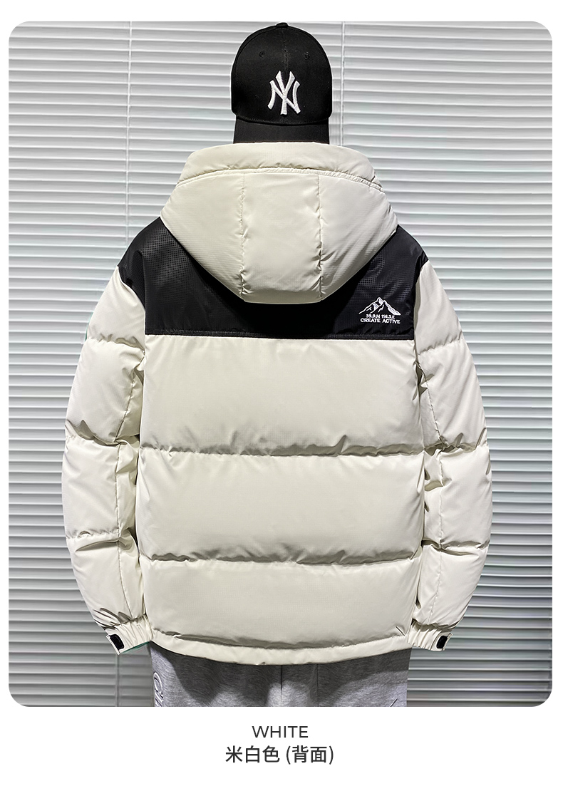 New hooded warm down jacket KN2-D56