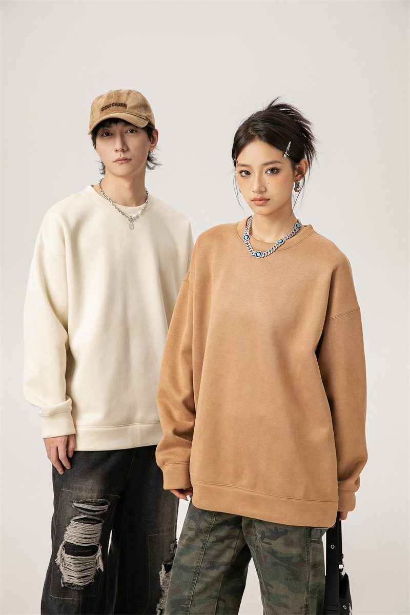 420g heavyweight high quality velvet round neck sweatshirt G21-U-XWY014