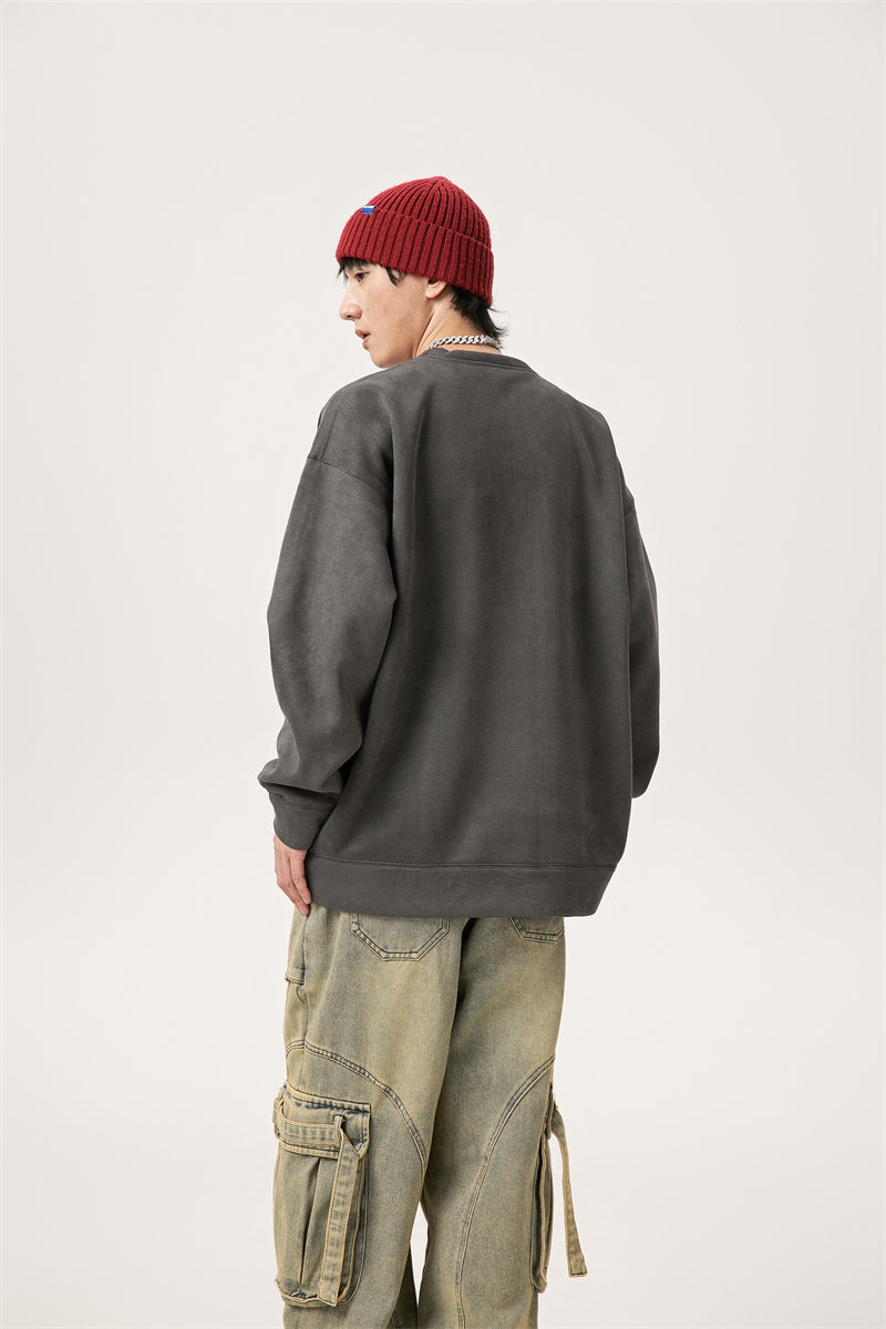 420g heavyweight high quality velvet round neck sweatshirt G21-U-XWY014