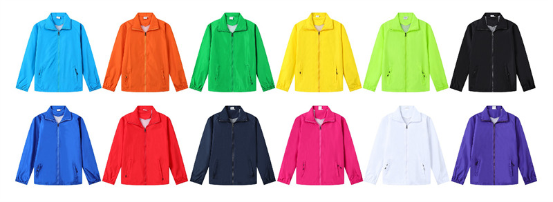 280g composite lamination pocket zipper windbreaker GJ2-320