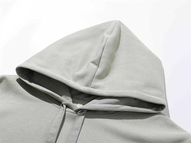 380g high quality personalized trendy color contrast stitching hooded sweatshirt G21-U-XC95