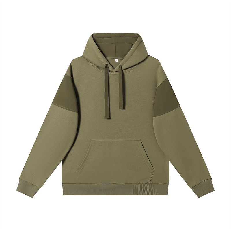 380g high quality personalized trendy color contrast stitching hooded sweatshirt G21-U-XC95