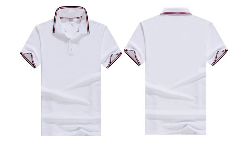 4012#-200g CVC color lapel Polo short sleeve lapel