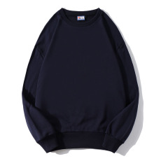 300g pure cotton drop shoulder round neck sweatshirt universal style W03-C601