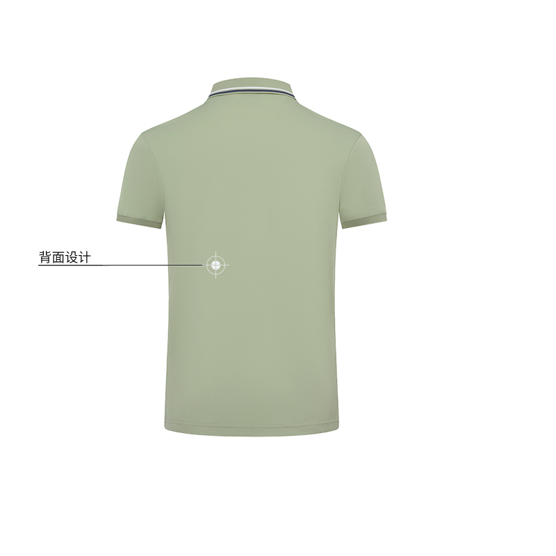 190g 65-count air-conditioning long-staple cotton lapel short-sleeved POLO shirt universal GJ11-98006