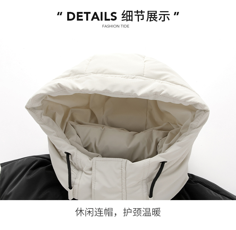 New hooded warm down jacket KN2-D56