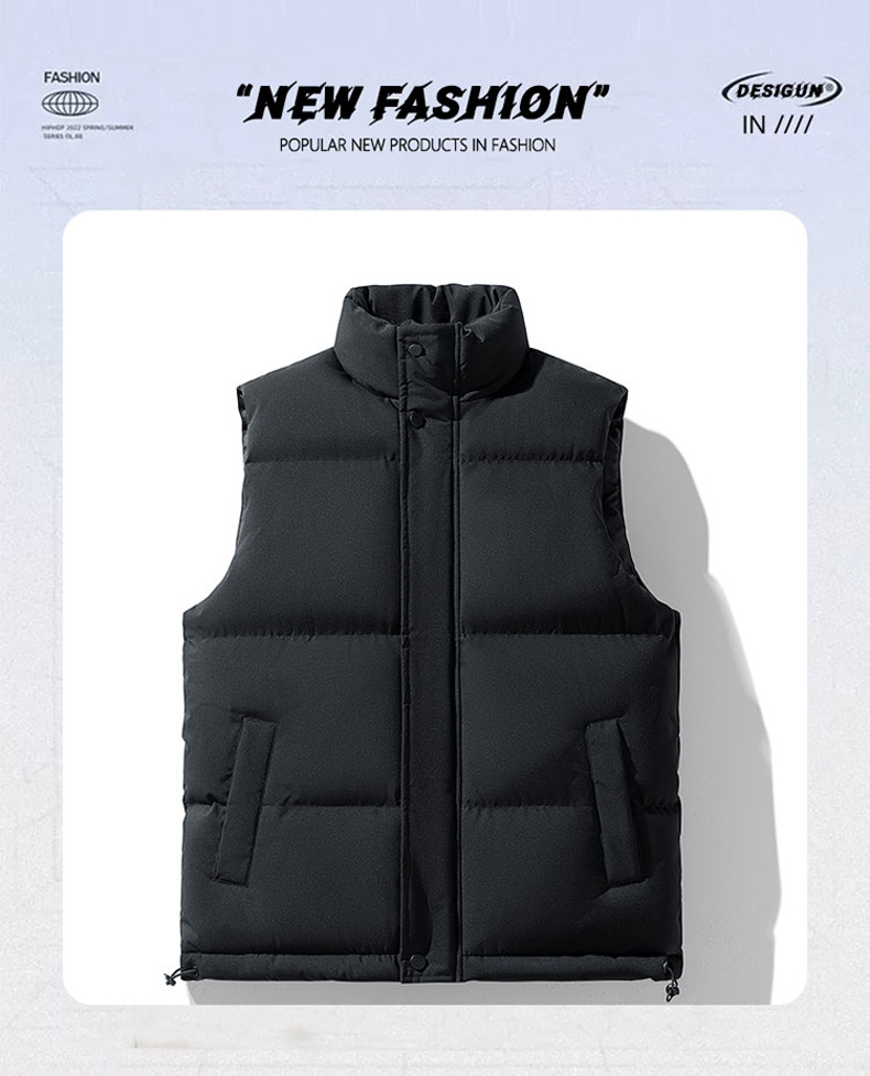 Outdoor cold-proof all-match down warm vest KB1-998