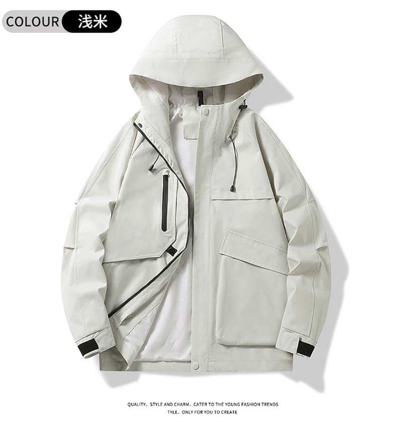 Leisure outdoor windproof and rainproof single-layer jacket KB1-24558