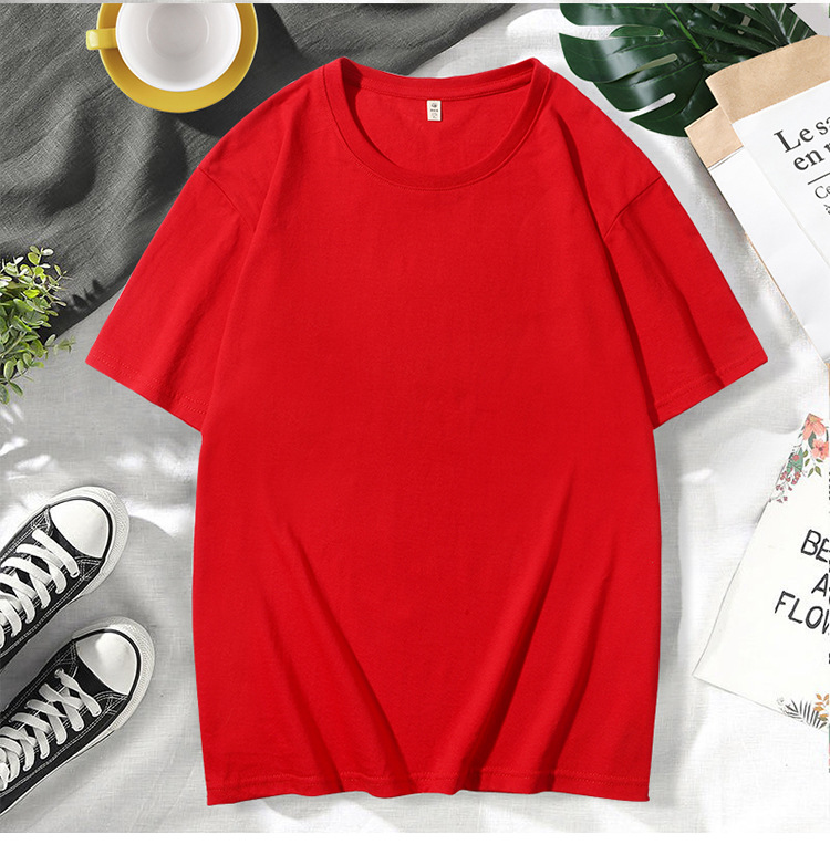 180g combed cotton round neck short sleeve T-shirt BC9-024