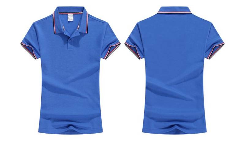 4012#-200g CVC color lapel Polo short sleeve lapel