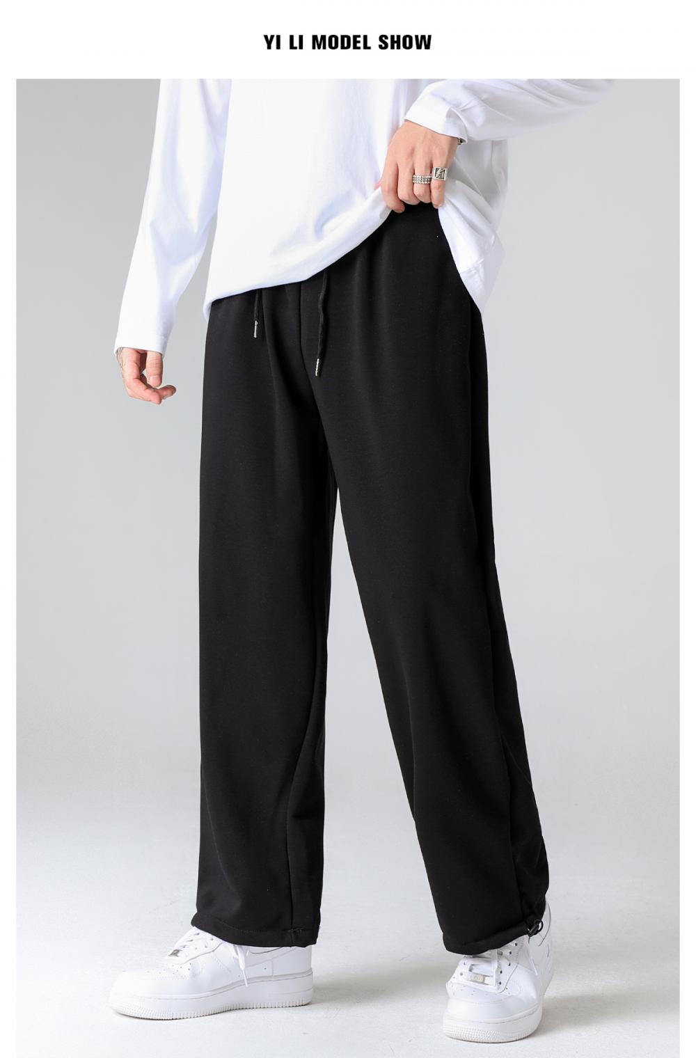 E14# Casual versatile sports sweatpants pants