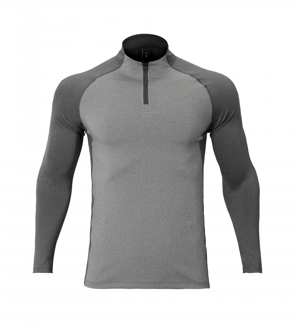 AL16821# Men knitted long-sleeved half-zip T-shirt long-sleeved stand-up collar for Men