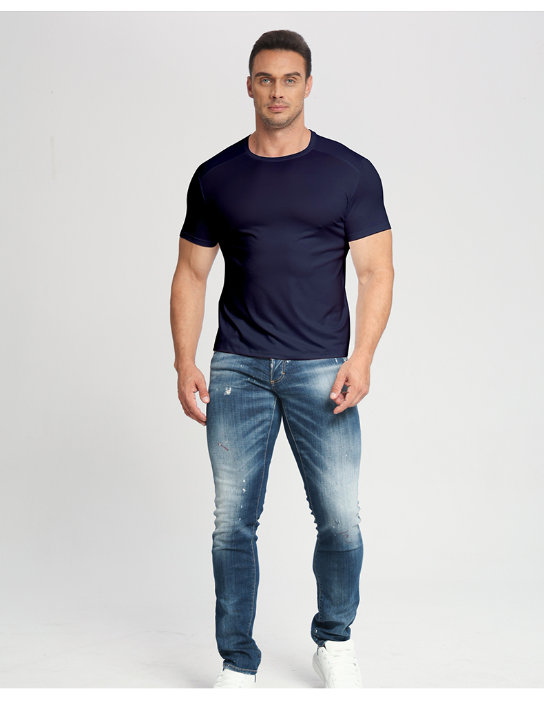 Mesh quick-drying round neck short-sleeved T-shirt KB2-MS02