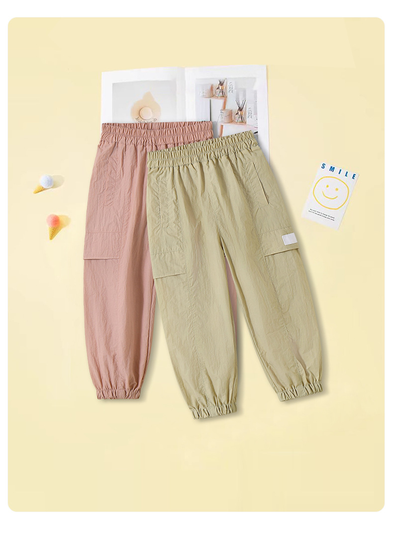 Children clothing basic workwear casual trousers children D31-245