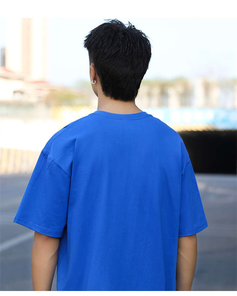 230g combed cotton short-sleeved round neck T-shirt BC9-2024-001